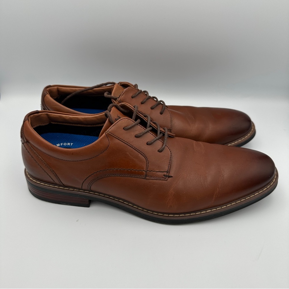 Nunn Bush Centro Flex Plain Toe Oxford Men’s 11.5 M‎ Comfort Gel - Picture 4 of 8